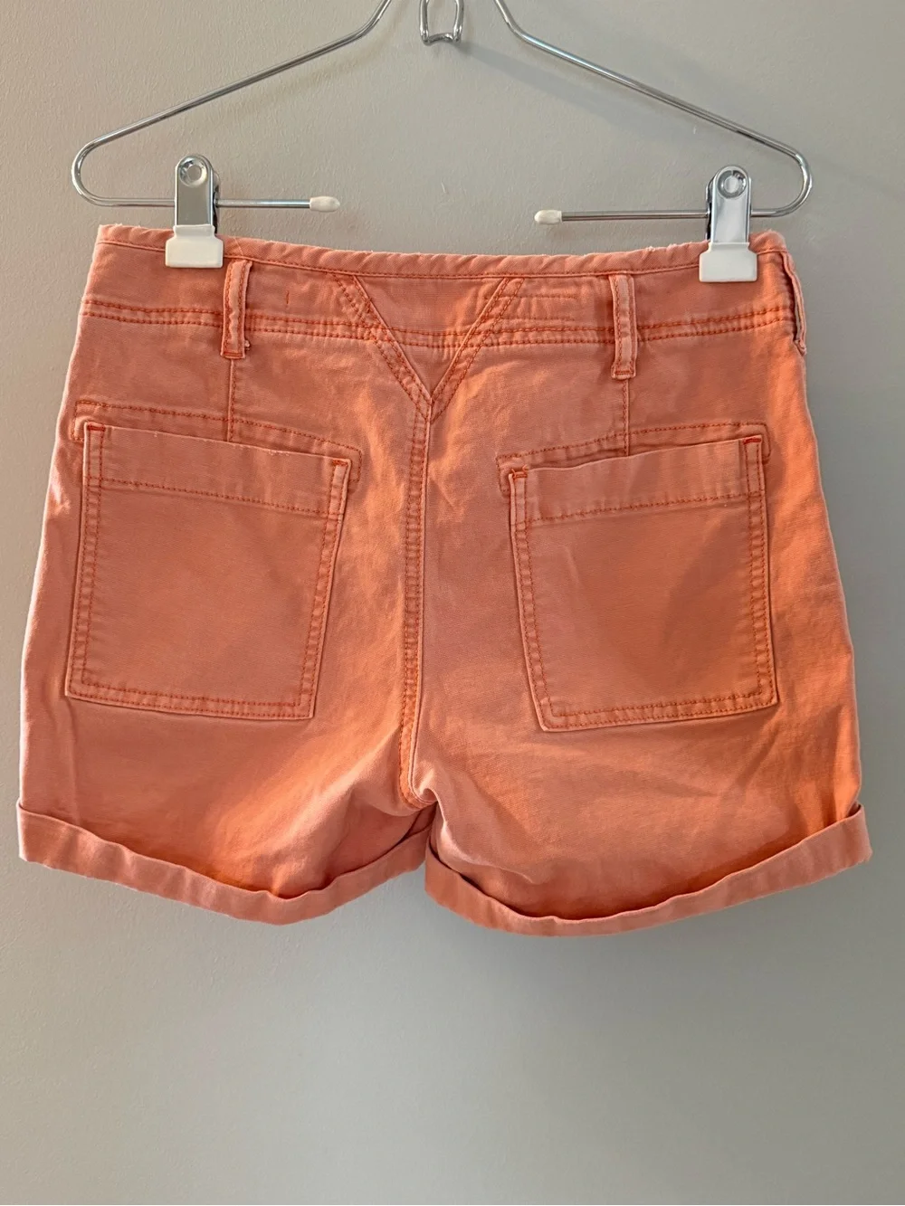Pilcro Coral Button-Front Jean Shorts, 27” waist - Picture 6 of 9